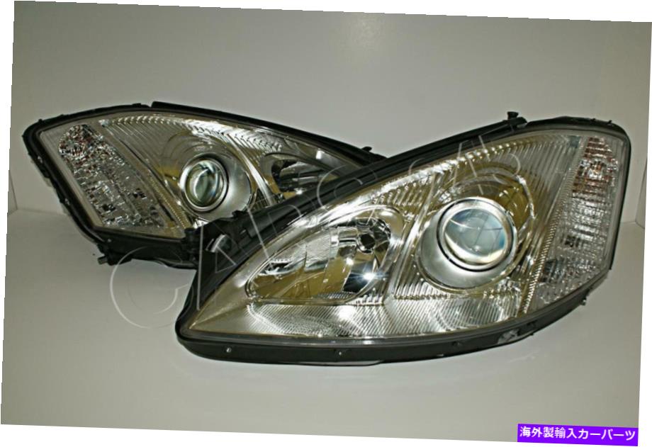USヘッドライト メルセデスSクラスW221 2005-2009ハロゲンヘッドライト左+右OEM 06 07 08 Mercedes S-Class W221 2005-2009 Halogen Headlights LEFT+RIGHT OEM 06 07 08【並行輸入品】