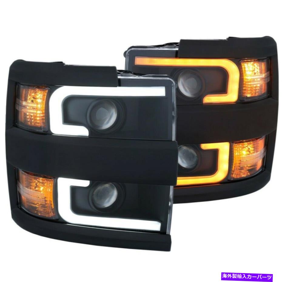 USヘッドライト シボレーLH RHシボレー用111364 Anzoヘッドライトランプドライバ＆助手席側の新 111364 Anzo Headlight Lamp Driver & Passenger Side New for Chevy LH RH Chevrolet【並行輸入品】
