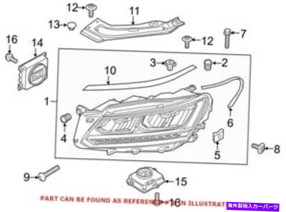 USヘッドライト Volkswagen 561941773Aのための本物のOEM前面左ヘッドライトアセンブリ Genuine OEM Front Left Headlight Assembly for Volkswagen 561941773A【並行輸入品】
