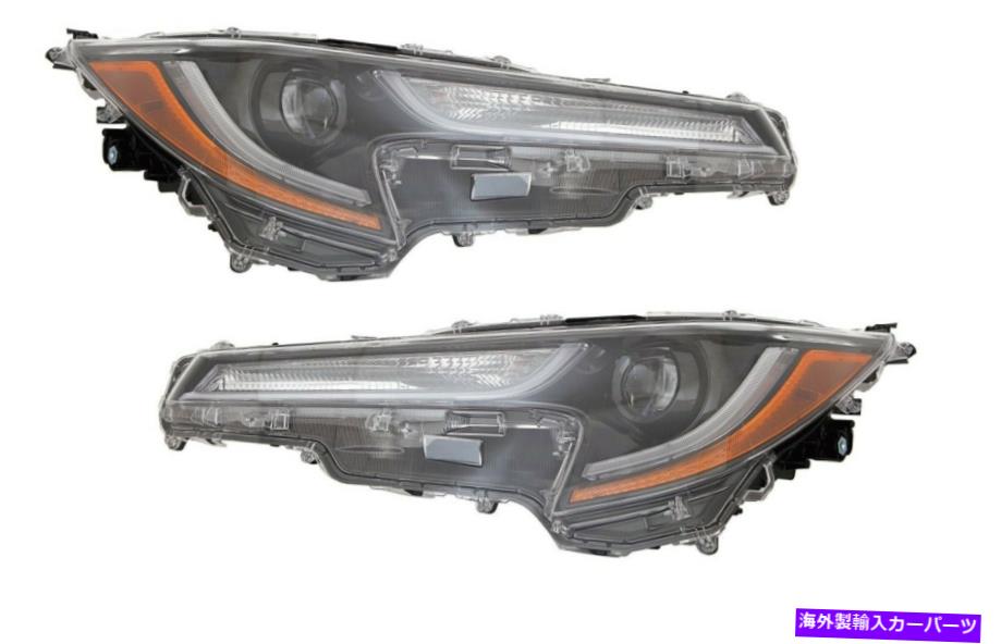 USヘッドライト Fit Toyota Corolla 2020-2021 L LEヘッドライトヘッドライトフロントランプペアW /球根 fit TOYOTA COROLLA 2020-2021 L LE HEADLIGHTS HEAD LIGHT FRONT LAMPS PAIR W/BULBS【並行輸入品】|Us Custom Parts Shop USDM
