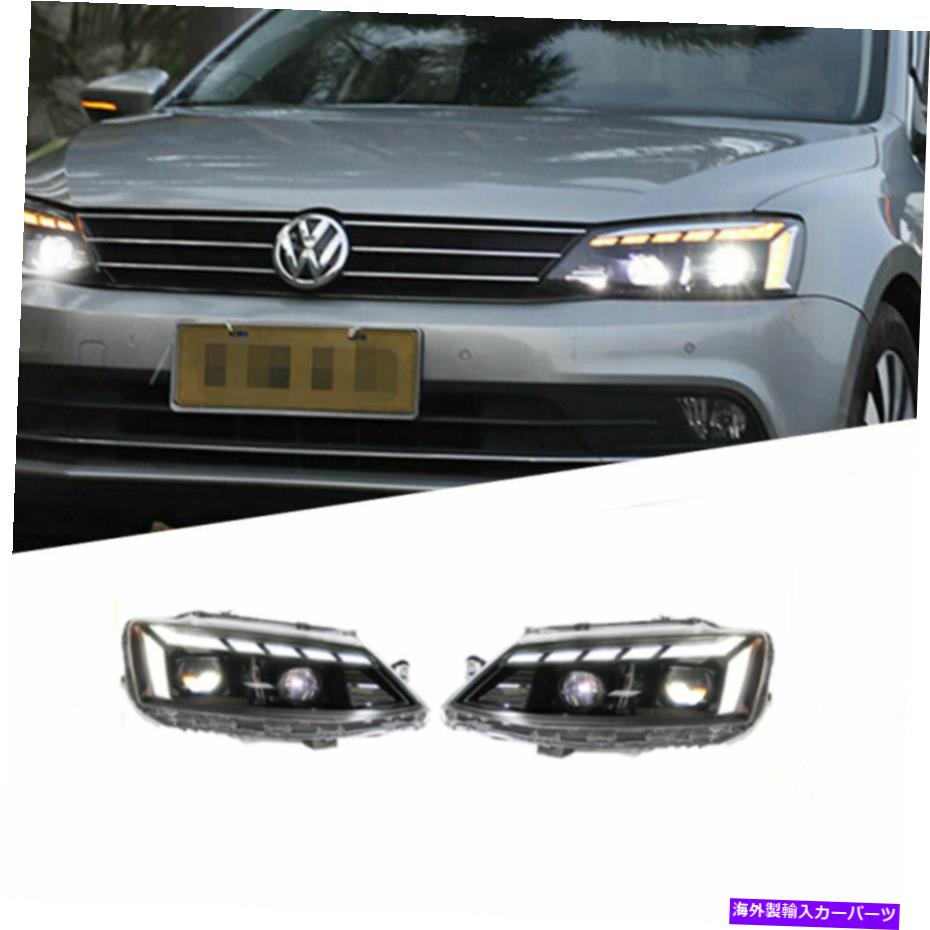 USヘッドライト VW Jetta 12-18 LED昼間の走行灯のダイナミックシグナルXenon Lo / HIビーム For VW Jetta 12-18 LED Daytime Running lights Dynamic Signal Xenon Lo/Hi Beam【並行輸入品】|Us Custom Parts Shop USDM