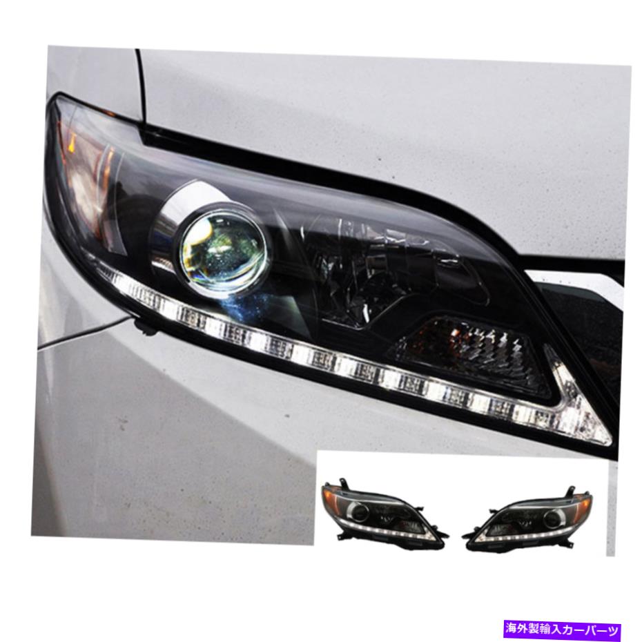 USヘッドライト Sienna LEDヘッドライトLED DRL 2011-2016 OEMヘッドライトシーケンシャル For Sienna LED Headlights LED DRL 2011-2016 Replace OEM Headlight Sequential【並行輸入品】