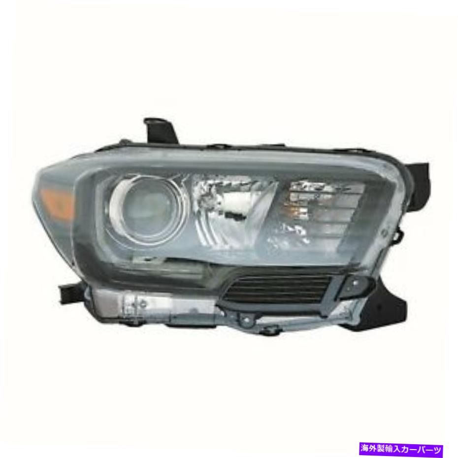 USヘッドライト 旅客右側LHヘッドランプアセンブリLEDタイプフィット2017 2019 2019トヨタタコマ Passenger Right Side LH Headlamp Assembly LED Type fits 2017 2019 Toyota Tacoma【並行輸入品】