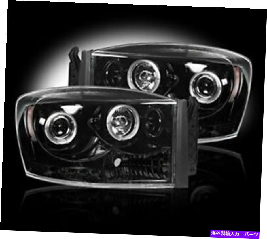 USヘッドライト RECON 264199BKCCはドッジRAM 06-08 1500＆06-09 2500/3500プロジェクター Recon 264199BKCC Fits Dodge RAM 06-08 1500 & 06-09 2500/3500 PROJECTOR【並行輸入品】