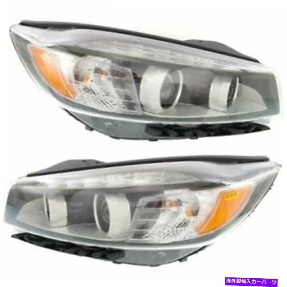 USヘッドライト 2016 2017 2017 2018 ki Sorento LEDヘッドライトペア右景色と左側 2016 2017 2018 Fits For KI Sorento LED Headlight Pair Right & Left Side【並行輸入品】