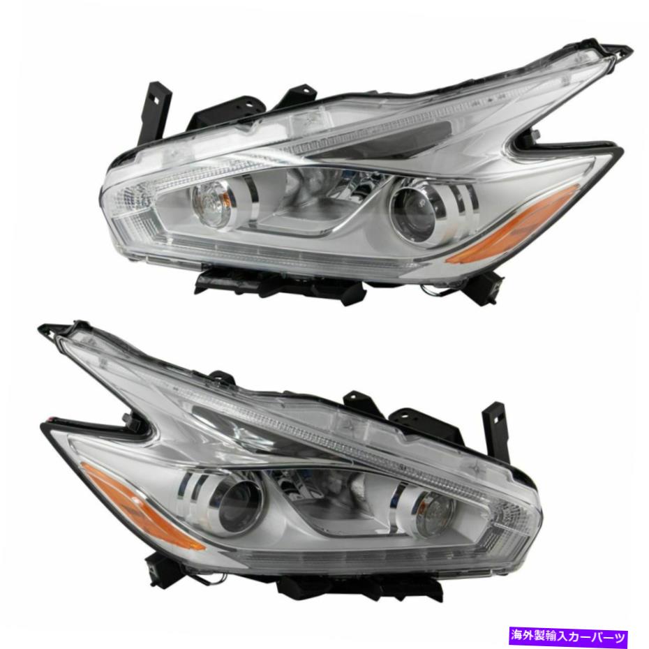 USヘッドライト 日産ムラノのためのハロゲンヘッドライトランプアセンブリLH Rhキットペア Halogen Headlight Lamp Assembly LH RH Kit Pair for Nissan Murano New【並行輸入品】