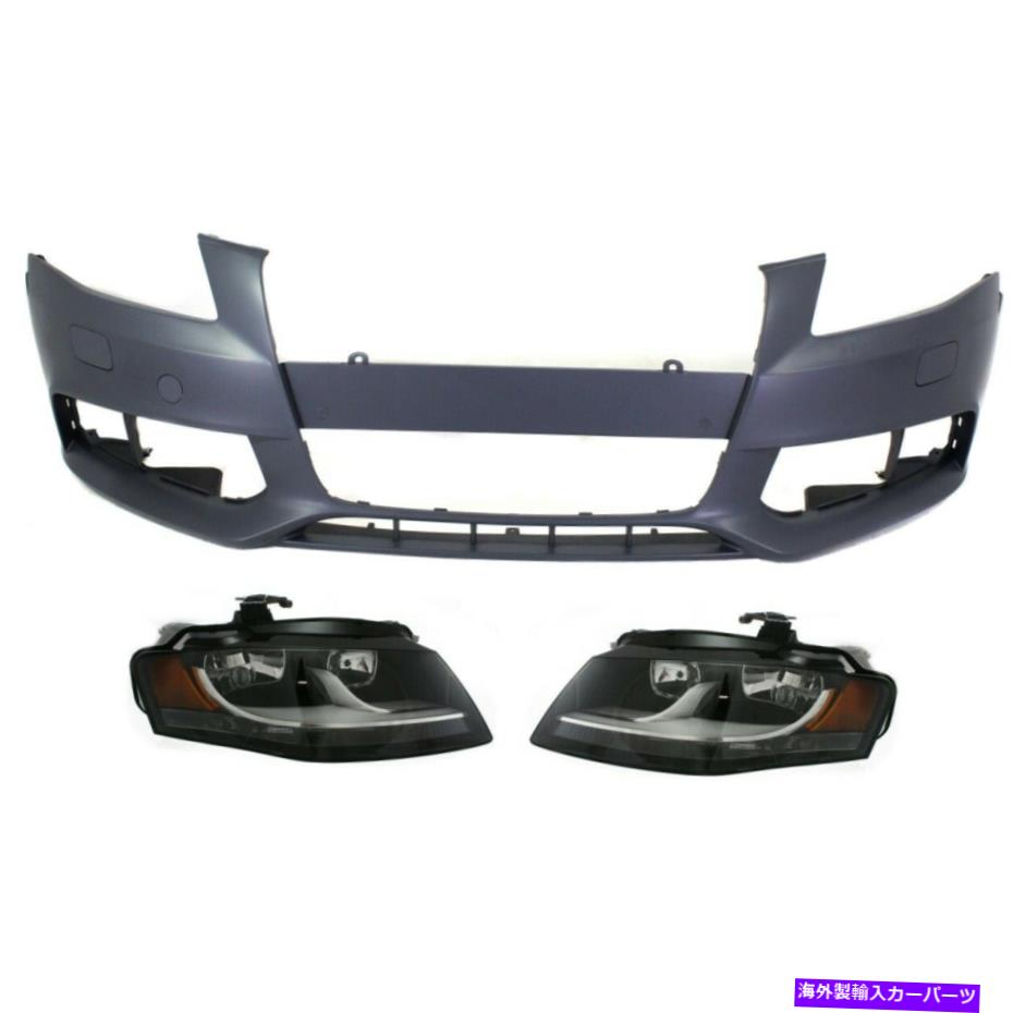 USヘッドライト アウディ用ヘッドライトランプセット8K0941030AH、8K0941029AH??、8K0807105AGRU用 Headlights Lamps Set of 3 Front 8K0941030AH, 8K0941029AH, 8K0807105AGRU for Audi【並行輸入品】
