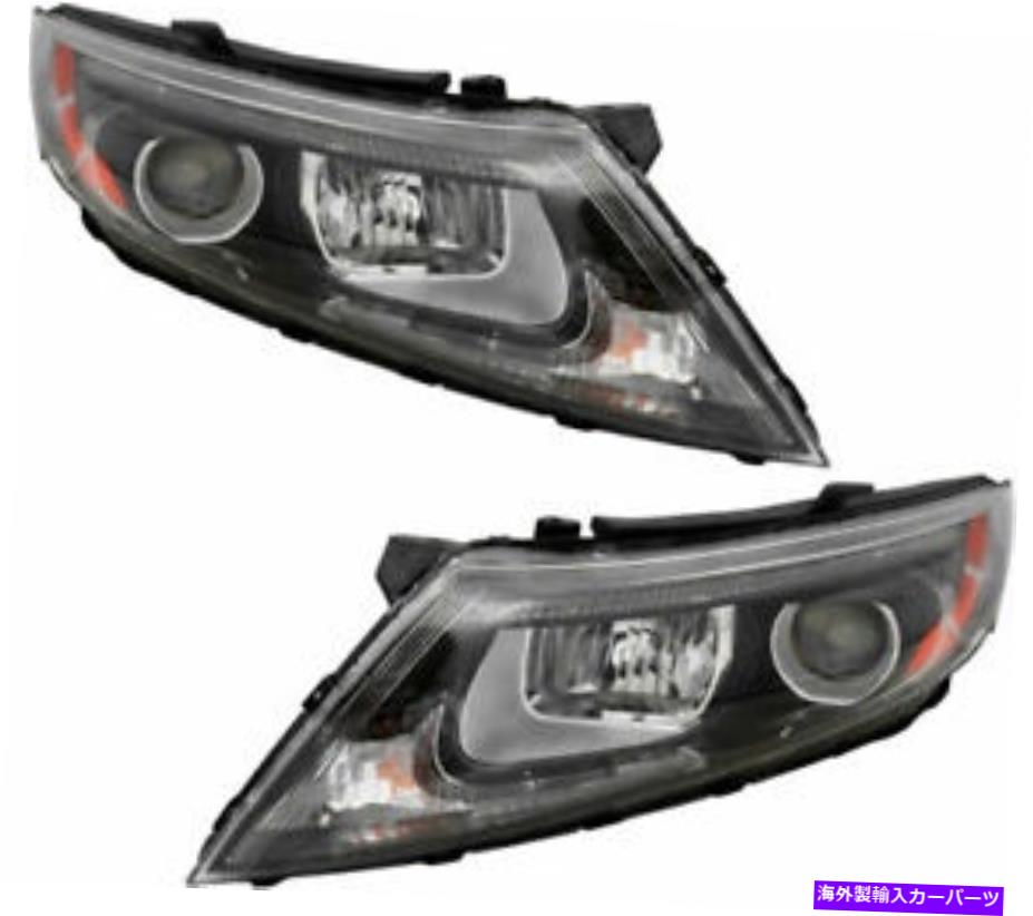 USヘッドライト ki Optima 2014 2015 Headlight W / LED W /ハロゲン右下右ペアセット FITS FOR KI OPTIMA 2014 2015 HEADLIGHT W/LED W/HALOGEN RIGHT & LEFT PAIR SET【並行輸入品】|Us Custom Parts Shop USDM