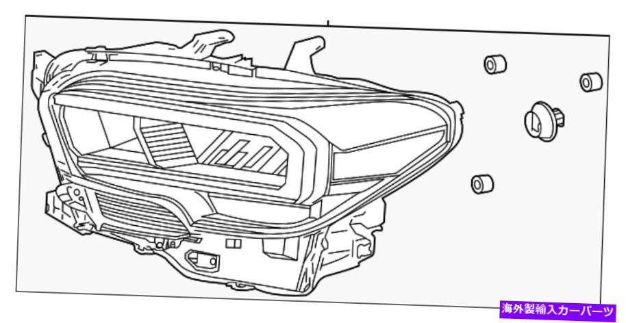 USヘッドライト 本物のトヨタヘッドランプアセンブリ81150-04300 Genuine Toyota Headlamp Assembly 81150-04300【並行輸入品】|Us Custom Parts Shop USDM