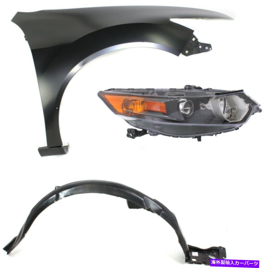 USヘッドライト Acura TSXのためのキットの自動車の体の修理の正面右側の乗客Rhセダン Kit Auto Body Repair Front Right Hand Side Passenger RH Sedan for Acura TSX【並行輸入品】｜Us Custom Parts Shop USDM