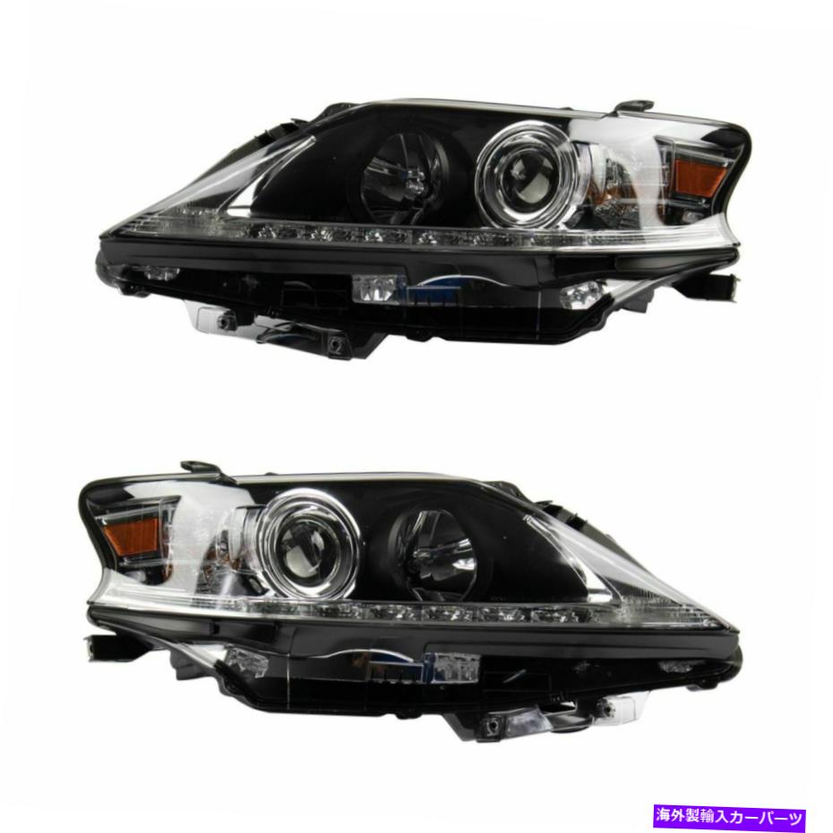 USヘッドライト Lexus RX350 RH450H用のハロゲンヘッドライトランプアセンブリ対LH&RH側 Halogen Headlight Lamp Assembly Pair LH & RH Sides for Lexus RX350 RH450h【並行輸入品】|Us Custom Parts Shop USDM