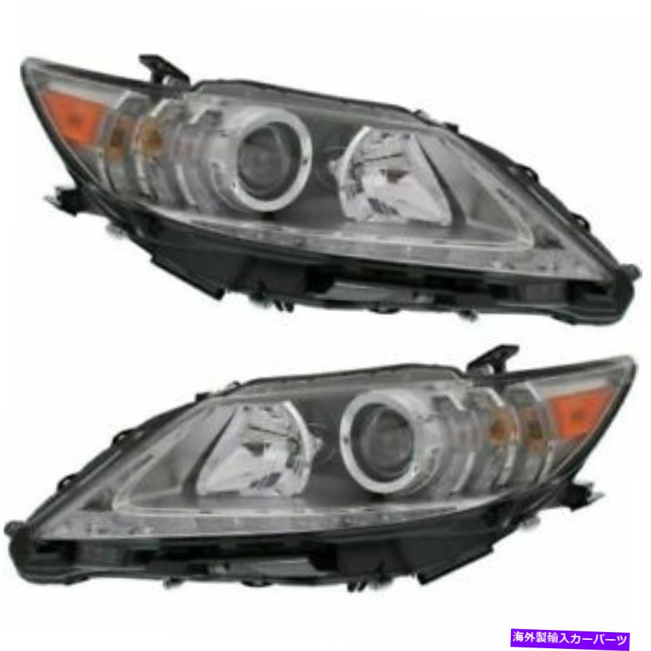 USヘッドライト LX ES350 / ES300H 2013 2014 2015 Headlight W / HID右＆左ペアセット FITS FOR LX ES350 / ES300h 2013 2014 2015 HEADLIGHT W/HID RIGHT & LEFT PAIR SET【並行輸入品】