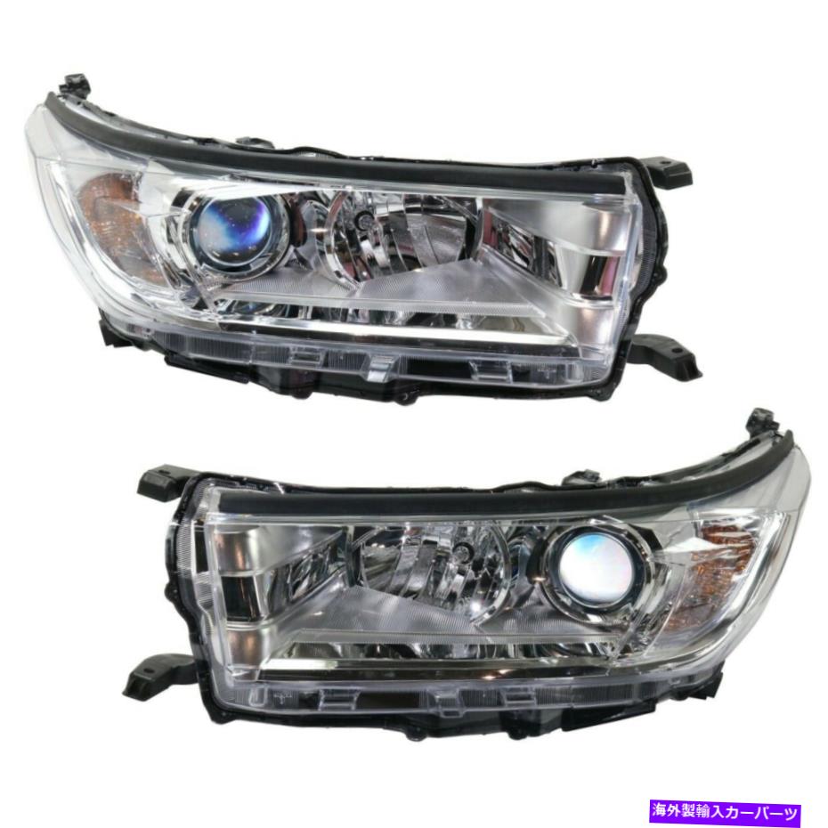 USヘッドライト 811100E330,811500E330ヘッドライトランプLEFT-右LH＆RH 811100E330, 811500E330 Headlight Lamp Left-and-Right LH & RH for Highlander【並行輸入品】｜Us Custom Parts Shop USDM
