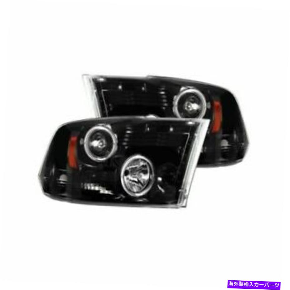 USヘッドライト Recon 264270bkccスモークブラックプロジェクターヘッドライトキット10-19 RAM 2500 Recon 264270BKCC Smoked Black Projector Headlights Kit For 10-19 Ram 2500 NEW【並行輸入品】