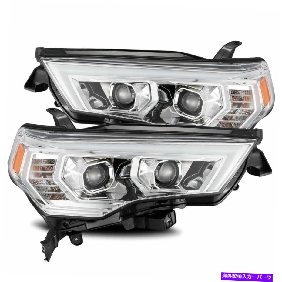 USヘッドライト Alpharex LuxxシリーズLEDプロジェクターヘッドライト - Chrome 2014-2020トヨタ4Runner AlphaRex LUXX-Series LED Projector Headlights-Chrome 2014-2020 Toyota 4Runner【並行輸入品】|Us Custom Parts Shop USDM