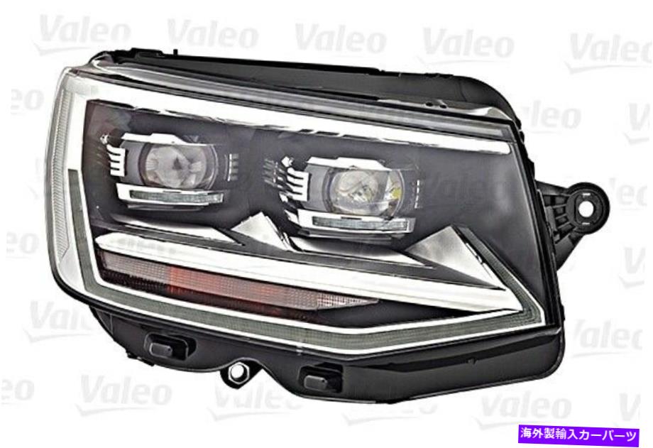 USヘッドライト Valeo LEDヘッドライトフロントランプ右フィットVWマルチバントランスポーターT5 2015- VALEO LED Headlight Front Lamp RIGHT Fits VW Multivan Transporter T5 2015-【並行輸入品】