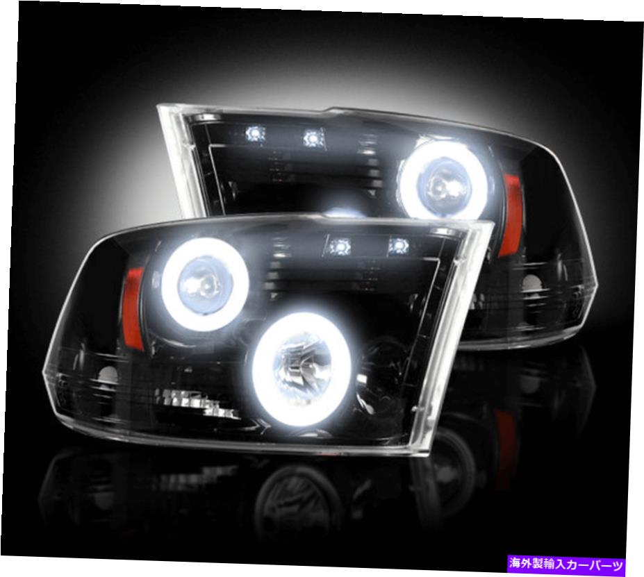 USヘッドライト Recon 264270BKCC喫煙レンズCCFLプロジェクターヘッドライト09-12ドッジRAM 1500 Recon 264270BKCC Smoked Lens CCFL Projector Headlights for 09-12 Dodge Ram 1500【並行輸入品】