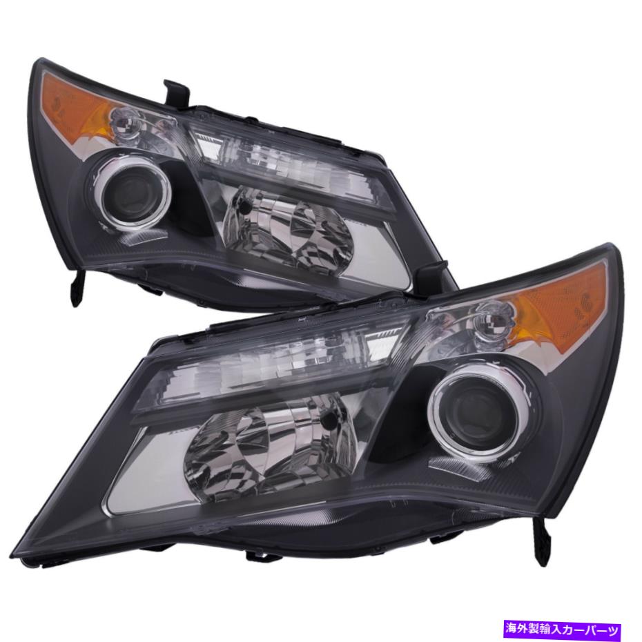 USヘッドライト ヘッドライトは、2007年から2009年のAcura MDXベース/テクノロジーの右上に設定します Headlights Set Right Left For 2007-2009 Acura MDX Base/Technology【並行輸入品】
