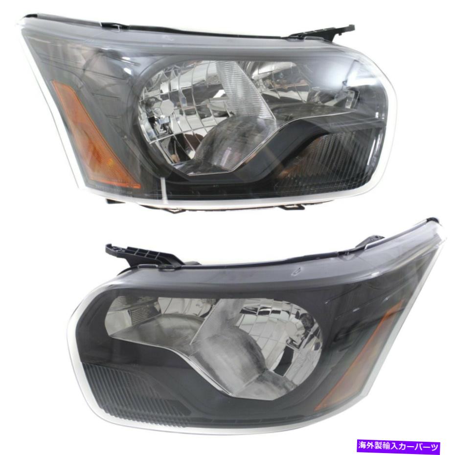 USヘッドライト 2015 Ford Transit-250 LHとRHブラックカーバのヘッドライト Headlight For 2015 Ford Transit-250 Pair LH and RH Black CAPA【並行輸入品】|Us Custom Parts Shop USDM