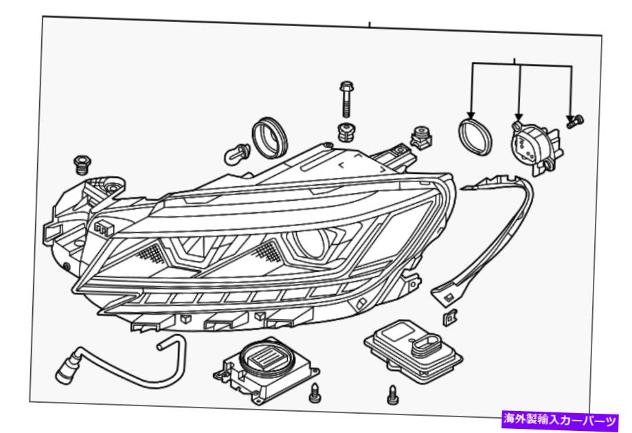 USヘッドライト 純正フォルクスワーゲンヘッドランプアセンブリ561-941-082 Genuine Volkswagen Headlamp Assembly 561-941-082【並行輸入品】|Us Custom Parts Shop USDM