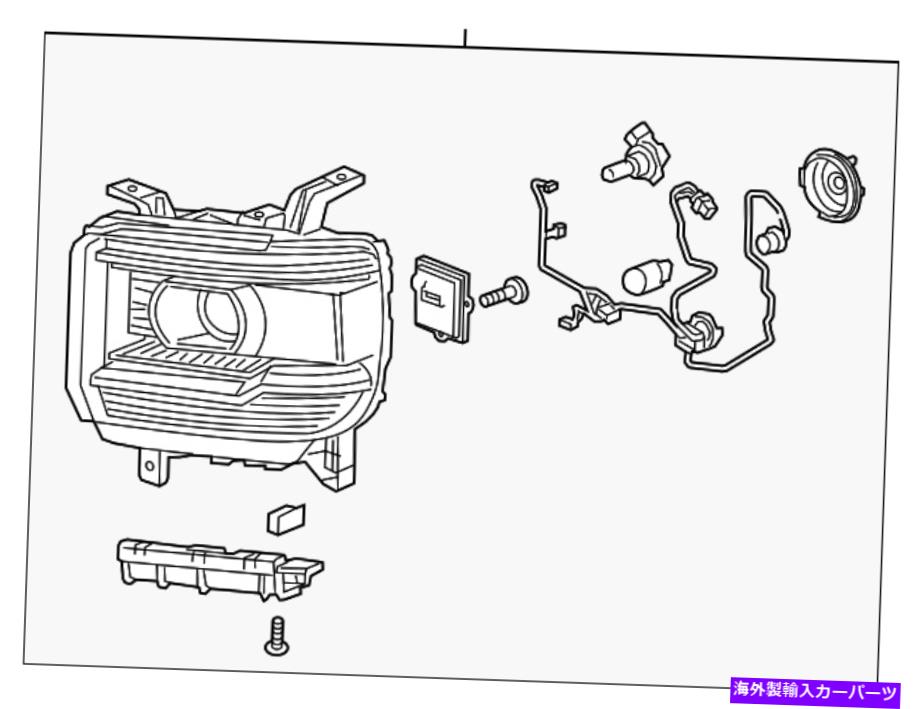 【楽天市場】USヘッドライト 純正GMヘッドライトアセンブリ84036798 Genuine GM Headlight Assembly