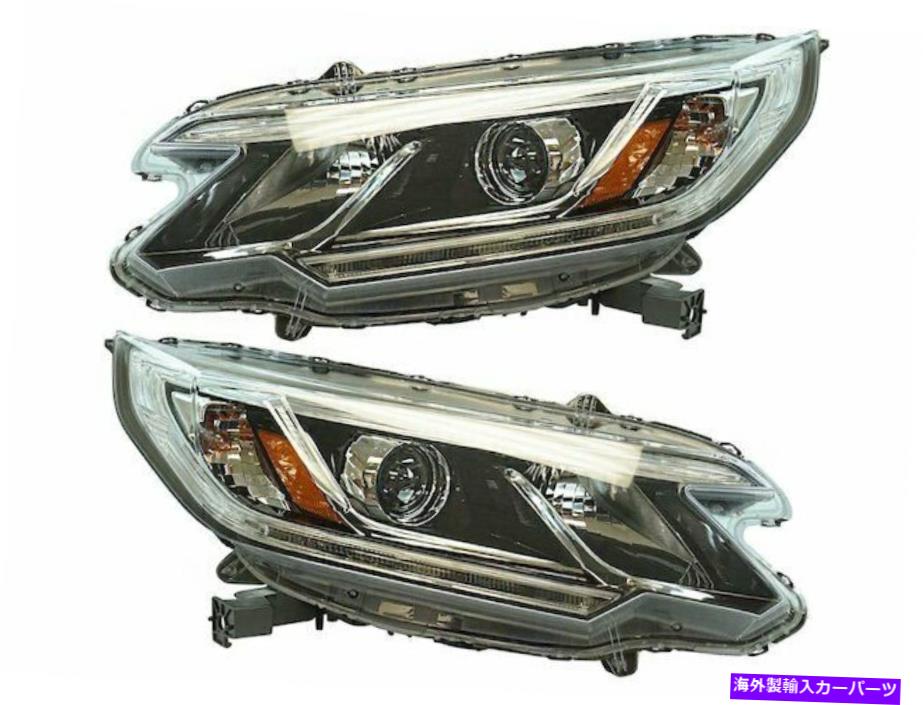 USヘッドライト 2015-2016 Honda CRVヘッドライトアセンブリセット87123GNツーリング For 2015-2016 Honda CRV Headlight Assembly Set 87123GN Touring【並行輸入品】