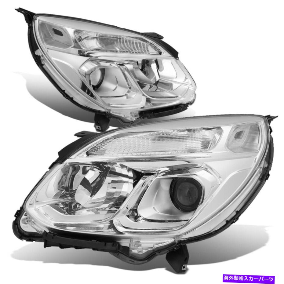 USヘッドライト 2016-2017 Chevy Equinox ChromeクリアサイドW /ターン信号プロジェクタヘッドライト For 2016-2017 Chevy Equinox Chrome Clear Side w/Turn Signal Projector Headlights【並行輸入品】