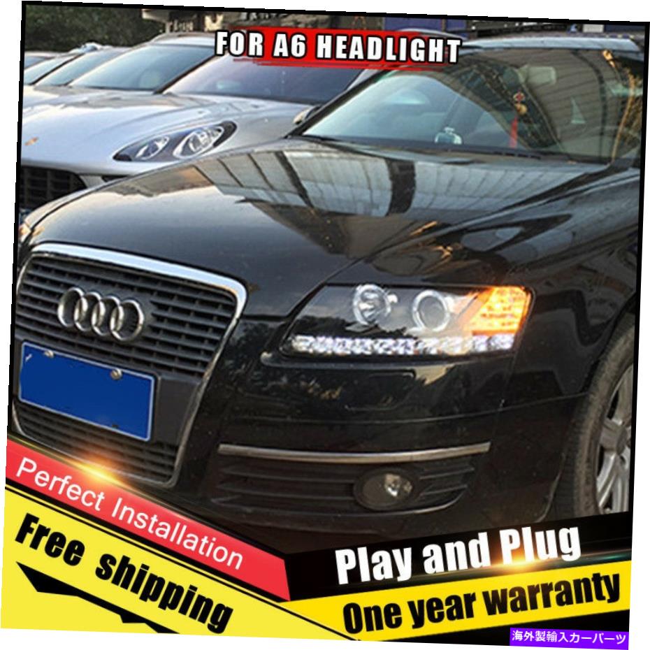 USヘッドライト アウディA6ヘッドライトアセンブリBi-XenonレンズダブルビームHIDキット2005-2011 For Audi A6 Headlights assembly Bi-Xenon Lens Double Beam HID KIT 2005-2011【並行輸入品】|Us Custom Parts Shop USDM