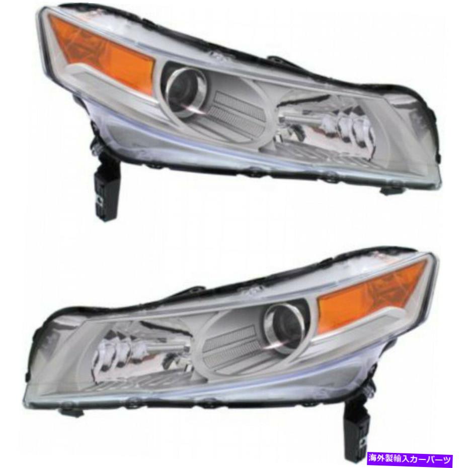 USヘッドライト Acura TLヘッドライトユニット2009-2011ペアLHとRH AC2518116 + AC2519116 For Acura TL Headlight Unit 2009-2011 Pair LH and RH AC2518116 + AC2519116【並行輸入品】