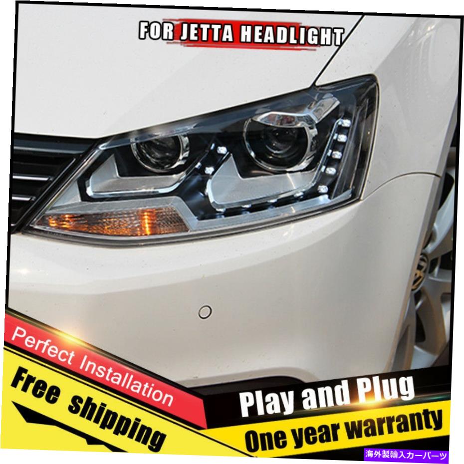 USヘッドライト VW JettaヘッドライトアセンブリBi-XenonレンズダブルビームHIDキット2011-2014 For VW JETTA Headlights assembly Bi-Xenon Lens Double Beam HID KIT 2011-2014【並行輸入品】|Us Custom Parts Shop USDM