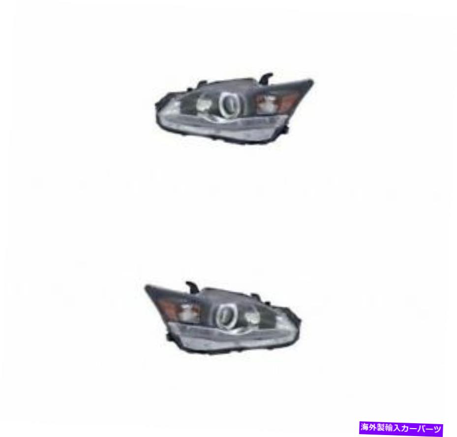 USヘッドライト LX2503151のヘッドライト; LX2502151 11-17 LEXUS CT200H DRLハロゲンLH + RH NSF Headlight For LX2503151; LX2502151 11-17 Lexus Ct200H DRL Halogen LH + RH NSF【並行輸入品】