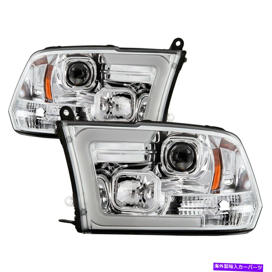 USヘッドライト スパイダーオート5086259プロジェクターヘッドライトフィット09-19 1500 2500 3500 RAM 1500 Spyder Auto 5086259 Projector Headlights Fits 09-19 1500 2500 3500 Ram 1500【並行輸入品】