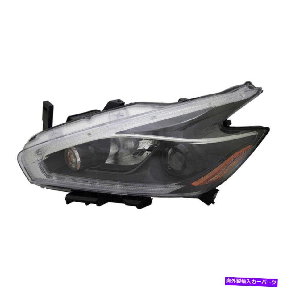 USヘッドライト ヘッドライトアセンブリ - 通常の左のTYC 20-9662-80 2018日産ムラノフィット Headlight Assembly-Regular Left TYC 20-9662-80 fits 2018 Nissan Murano【並行輸入品】