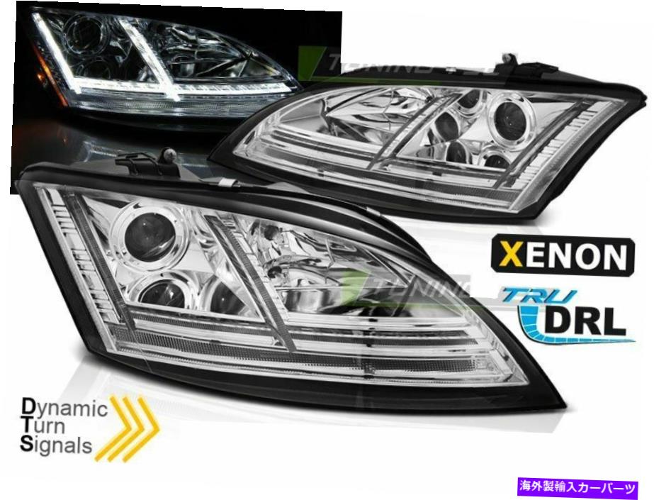 USヘッドライト DRL-Frontlykterdi TT 06-10 8J Chrome LED Sekvensielle Indikaterer HID LPA DRL-frontlykterDI TT 06-10 8J Chrome LED Sekvensielle indikatorer HID TUNING LPA【並行輸入品】