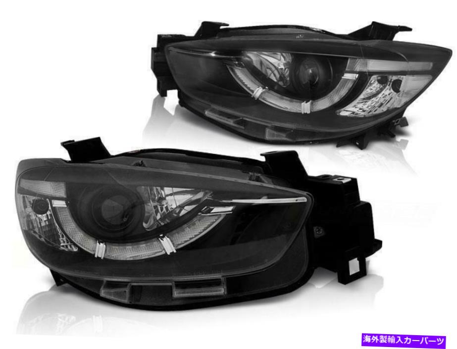 USヘッドライト マツダCX 5 11-15のためのLED TFL DRLで設定された黒仕上げハロゲンヘッドライト Black finish halogen Headlights Set with LED TFL DRL FOR Mazda CX 5 11-15【並行輸入品】｜Us Custom Parts Shop USDM 112,701円