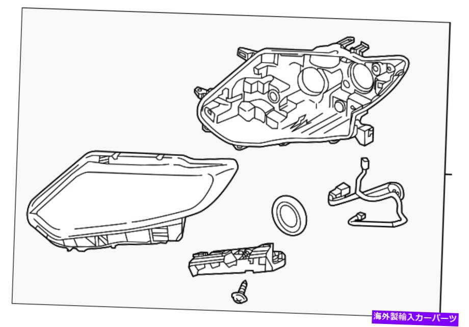 USヘッドライト 本物の日産複合アセンブリ26060-6FL1A. Genuine Nissan Composite Assembly 26060-6FL1A【並行輸入品】