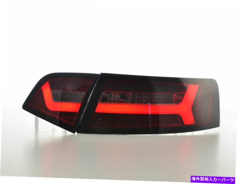 USヘッドライト Audi A6セダンサローン09-11のための赤い喫煙仕上げLEDライトバーテールリアライト red smoked finish LED lightbar tail rear lights for Audi A6 Sedan saloon 09-11【並行輸入品】 103,309円