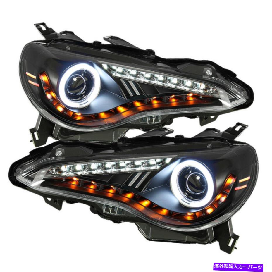 USヘッドライト Scion FRS 12-14プロジェクタヘッドライトCCFL Halo DRL LEDブラックPRO-YD-S Spyder for Scion FRS 12-14 Projector Headlights CCFL Halo DRL LED Black PRO-YD-S【並行輸入品】|Us Custom Parts Shop USDM