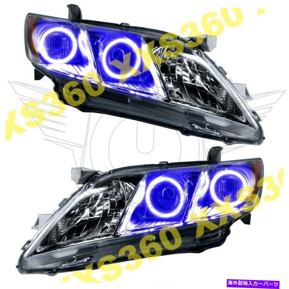 USヘッドライト トヨタカムリー07-09紫色LED天使悪魔の目のためのOracle Haloヘッドライト ORACLE Halo HEADLIGHTS for Toyota Camry 07-09 PURPLE LED Angel Demon Eyes【並行輸入品】