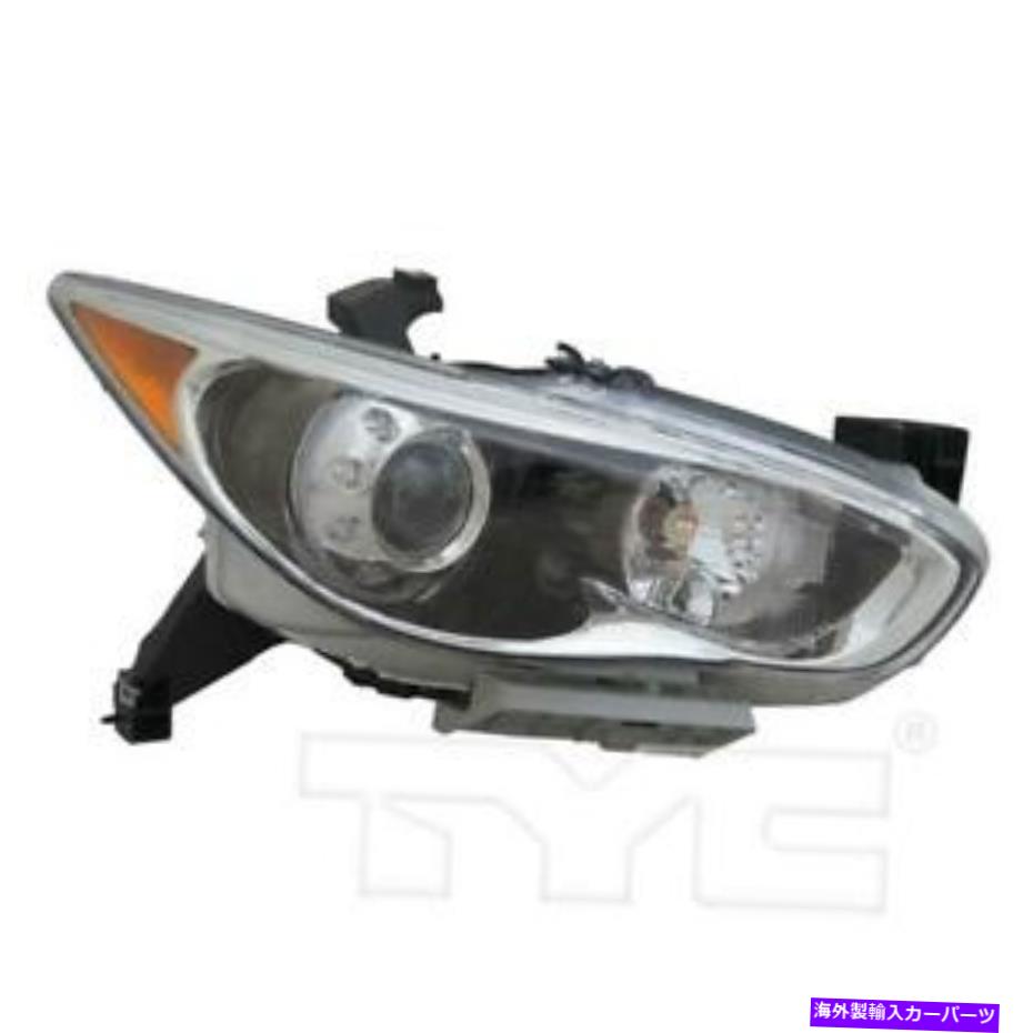USヘッドライト Headlight 2015 Infiniti QX60 New Capa AM Ass在庫権利 Headlight Fits 2015 Infiniti QX60 New CAPA AM Assy In Stock Premium Right【並行輸入品】