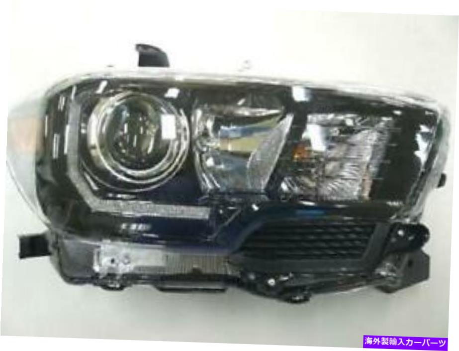 USヘッドライト 16 17 18 19 19 20トヨタタコマ右手ヘッドランプアセンブリ 16 17 18 19 20 TOYOTA TACOMA Right Hand Headlamp Assembly【並行輸入品】