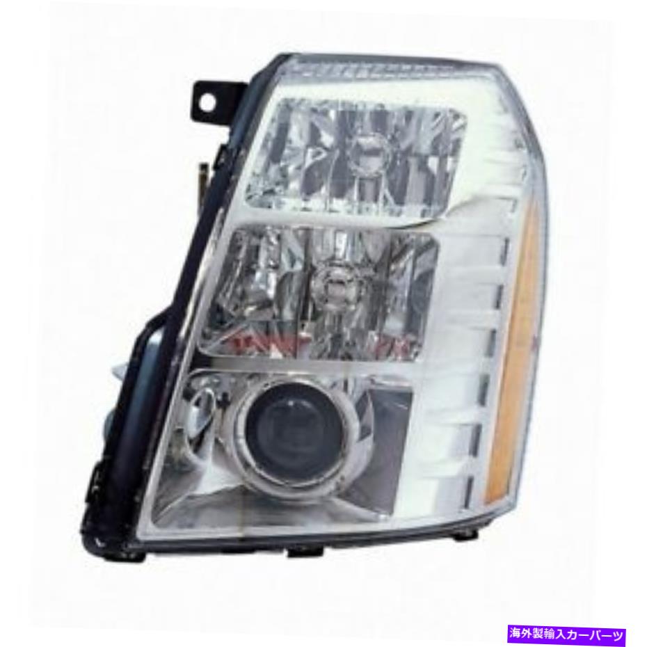 USヘッドライト 新しいヘッドライトアセンブリ左フィット2007-2009キャデラックエスカレード25897648 GM2502291 NEW HEADLIGHT ASSEMBLY LEFT FITS 2007-2009 CADILLAC ESCALADE 25897648 GM2502291【並行輸入品】