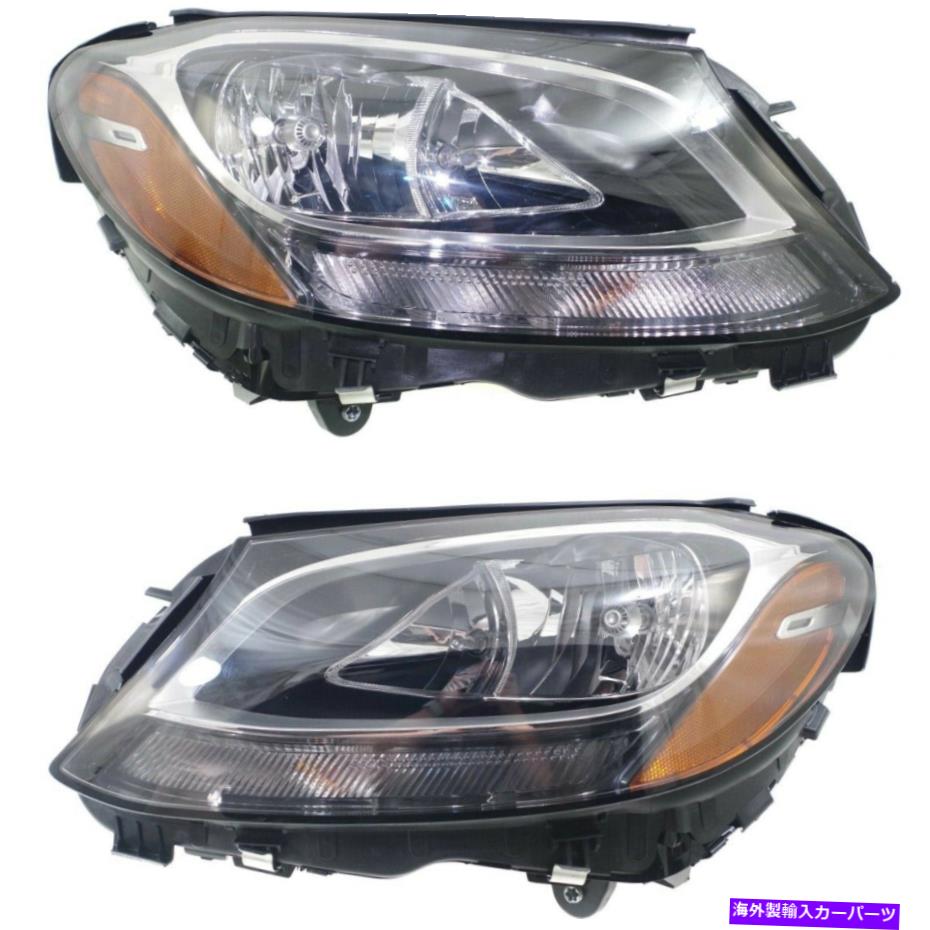 USヘッドライト ヘッドライトランプメルセデスCクラスクーペMB2502220C、MB2503220Cの左右の右右 Headlight Lamp Left-and-Right for Mercedes C Class Coupe MB2502220C, MB2503220C【並行輸入品】|Us Custom Parts Shop USDM