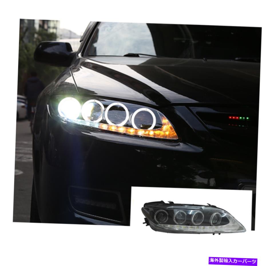 USヘッドライト Mazda 6 / Atenza LEDヘッドランプLED DRLがOEMハロゲンシーケンシャル03-15 For Mazda 6/atenza LED headlamps LED DRL Replace OEM Halogen Sequential 03-15【並行輸入品】|Us Custom Parts Shop USDM