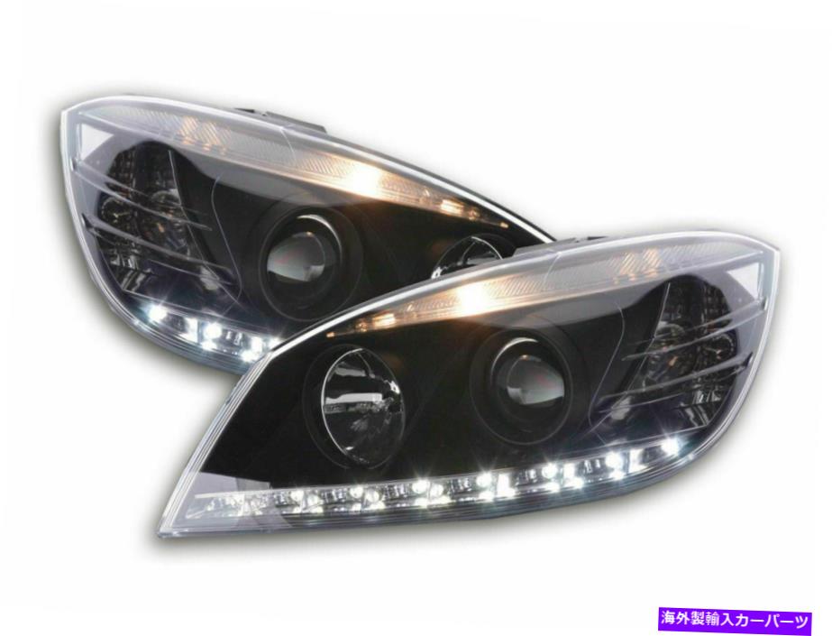 USヘッドライト メルセデスCクラスW204ブラックDRLヘッドライトデイタイムランニングライト2007-2010 MERCEDES C CLASS W204 BLACK DRL HEADLIGHTS DAYTIME RUNNING LIGHTS 2007-2010【並行輸入品】|Us Custom Parts Shop USDM