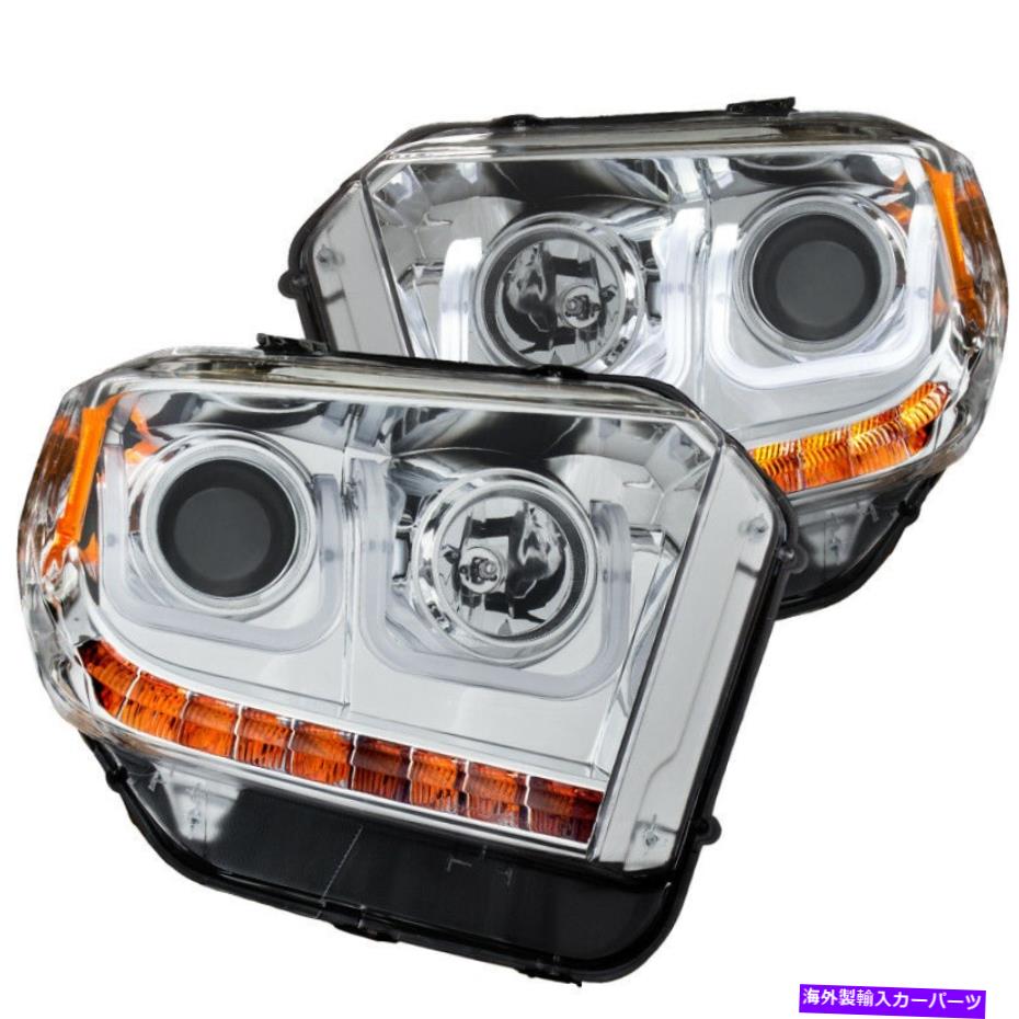 USヘッドライト 2014年から2015年トヨタのためのAnzo TundraプロジェクターヘッドライトW / U-BARクロームW / DRL ANZO for 2014-2015 Toyota for Tundra Projector Headlights w/ U-Bar Chrome w/ DRL【並行輸入品】 104,031円
