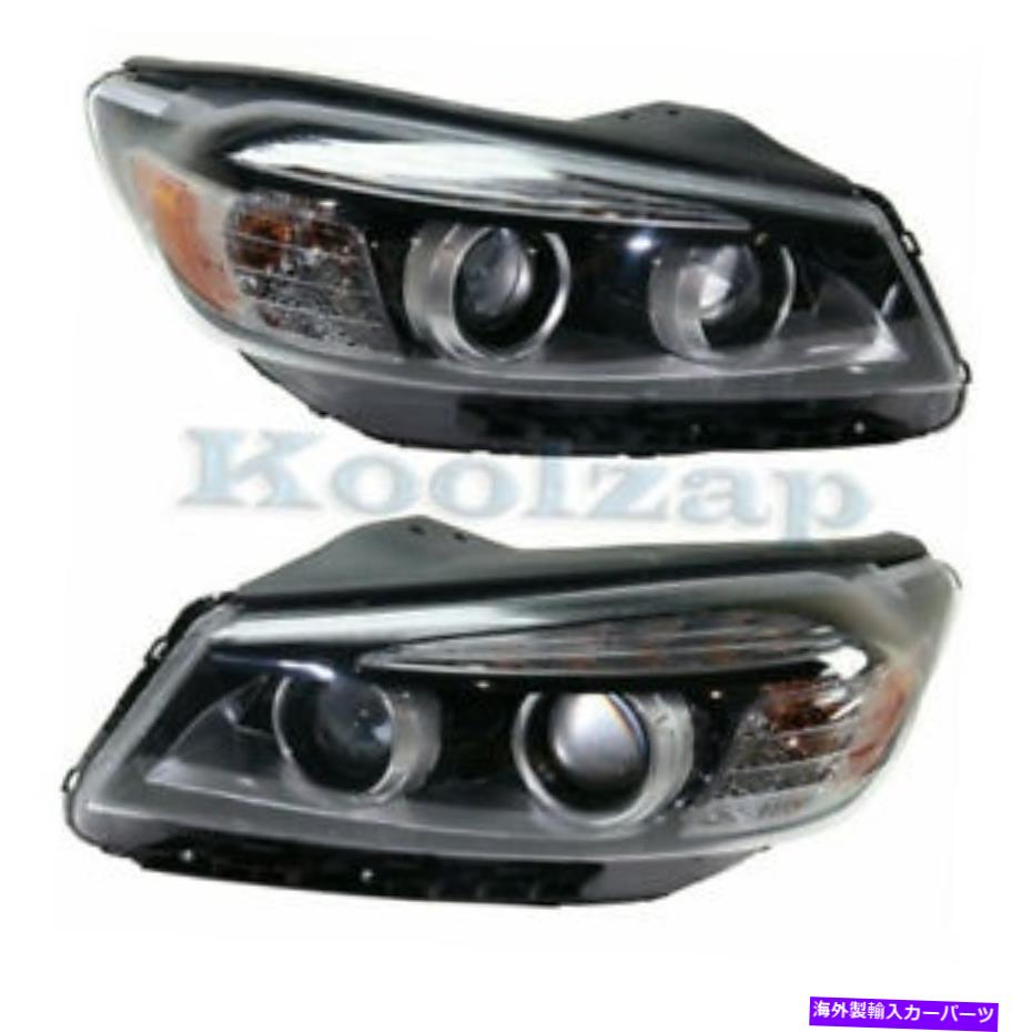 USヘッドライト 16 17 18 SorentoフロントヘッドライトヘッドランプヘッドライトW / LEDアクセントセットペア For 16 17 18 Sorento Front Headlight Headlamp Head Light w/LED Accent Set Pair【並行輸入品】|Us Custom Parts Shop USDM