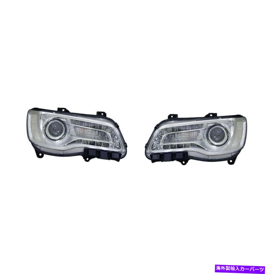 USヘッドライト 新しいヘッドライトペアフィットChrer 300 2015-2017 CH2503268 68196277AD CH2502268 NEW HEADLIGHT PAIR FITS CHRER 300 2015-2017 CH2503268 68196277AD CH2502268【並行輸入品】