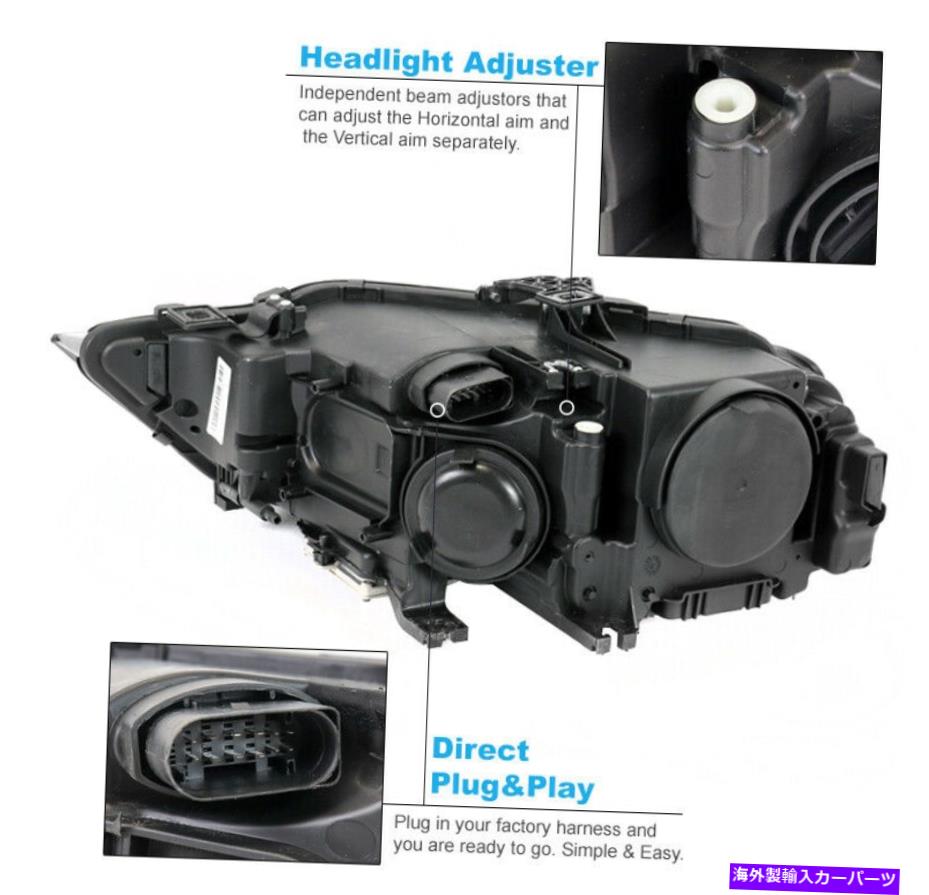 USヘッドライト 13-16 Audi A4 Quattro S4 HID / Non-AFS LEDプロジェクターヘッドライトヘッドランプクロム For 13-16 Audi A4 Quattro S4 HID/Non-AFS LED Projector Headlight Headlamp Chrome【並行輸入品】