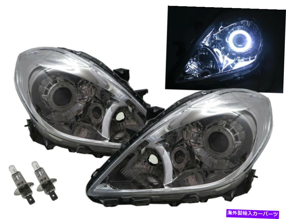 USヘッドライト 日産LHDのためのLatio N17 MK2 2011 - 現在の4D Angel-Eye Headlight CH Latio N17 MK2 2011-present 4D Angel-Eye Headlight CH for NISSAN LHD【並行輸入品】